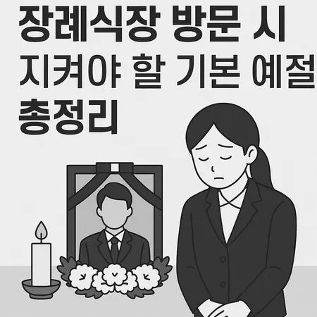 장례식장 방문 시 지켜야 할 기본 예절 총정리 1 장례식장 방문 시 지켜야 할 기본 예절 총정리