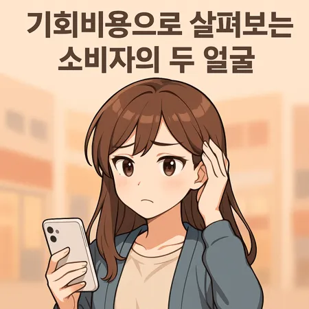 현명한 소비는 무엇일까? 기회비용으로 살펴보는 소비자의 두 얼굴 1 현명한 소비는 무엇일까? 기회비용으로 살펴보는 소비자의 두 얼굴