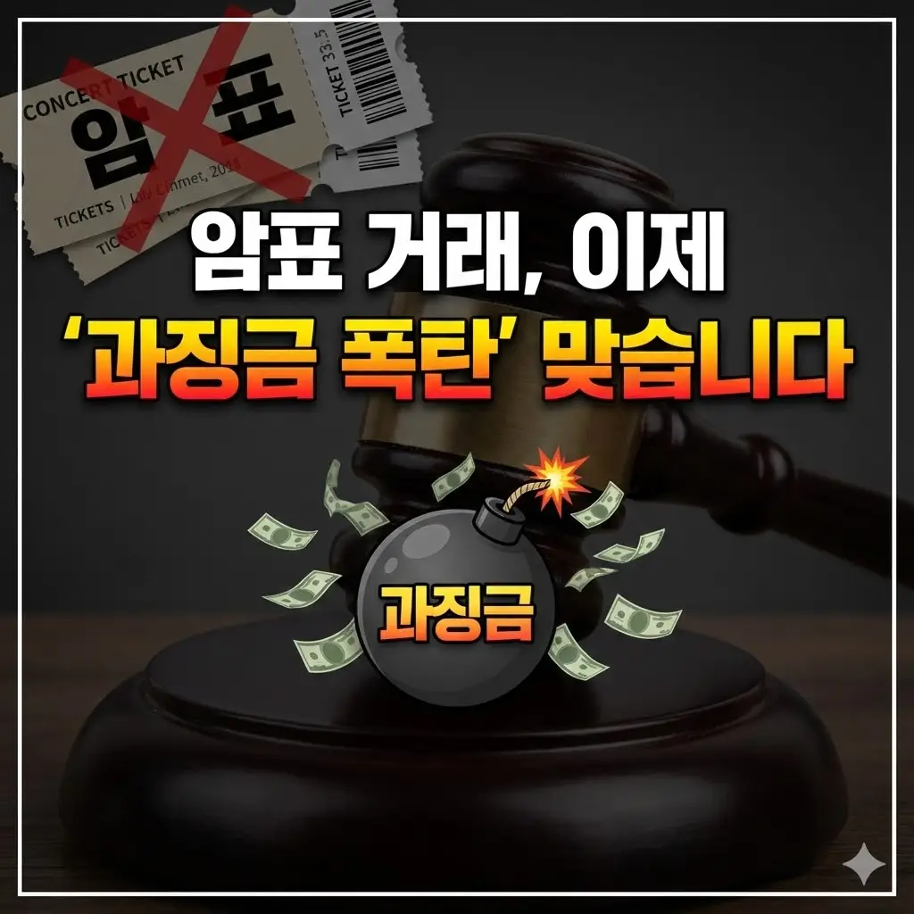 암표 3법 개정 추진과 달라지는 처벌 기준 알아보기